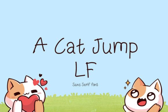 A Cat Jump Lf: A Playful Sans Serif for Modern Marketing