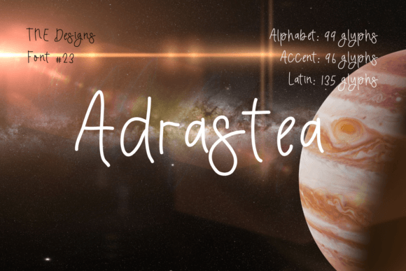 Adrastea: A Handwritten Script Font That Makes Your Small Business Look Polished