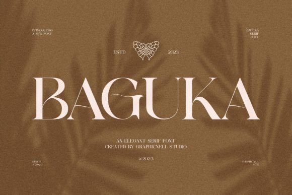 Baguka Review: An Elegant Serif Font for Branding and Logo Design