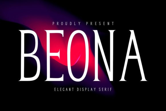 Boena Serif: A Feminine Display Font for Handmade Brands and Craft Products
