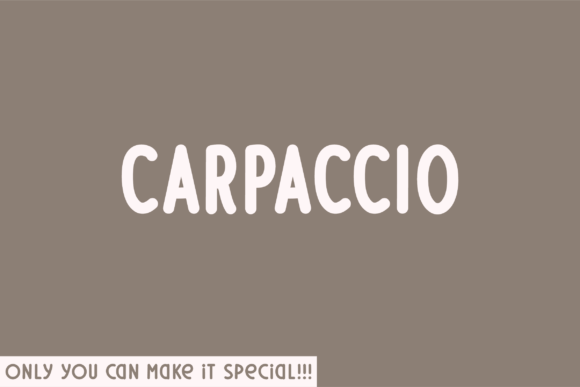 Carpaccio: A Serif Font That Brings Elegance to Branding Projects