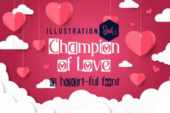 Champion of Love Font Brings Romantic Serif Charm to Your Craft Projects