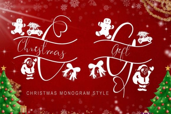 Christmas Gift Monogram: A Marketer's Font for Holiday Campaigns