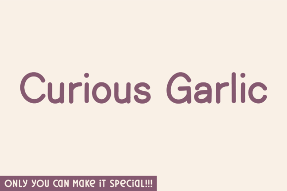 Curious Garlic: A Serif Font for Thoughtful Editorial Design