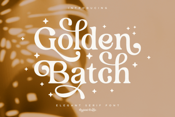 Golden Batch: A Serif Font That Makes Small Business Branding Feel Complete