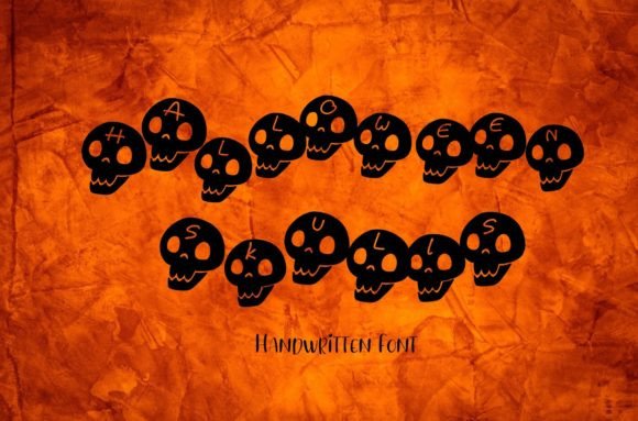 Halloween Skulls: A Font That Gives Small Business Branding a Spooky Edge