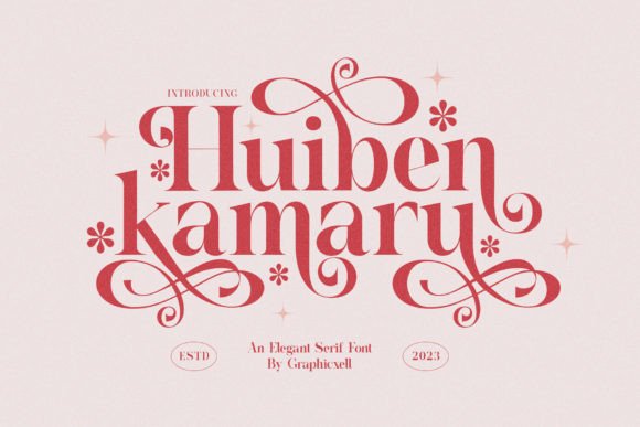 Hubein Kamaru: A Serif Font Built for Modern Branding
