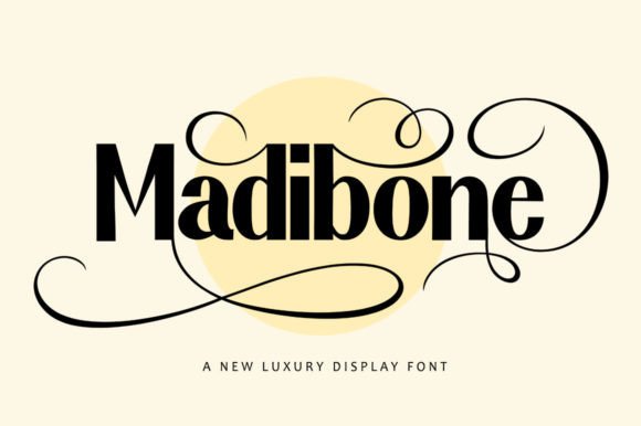Madibone Serif Font: Elegance for Campaign Design