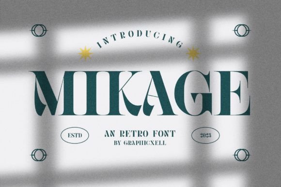 Mikage Serif Font: The Bold Elegance Your Brand Needs