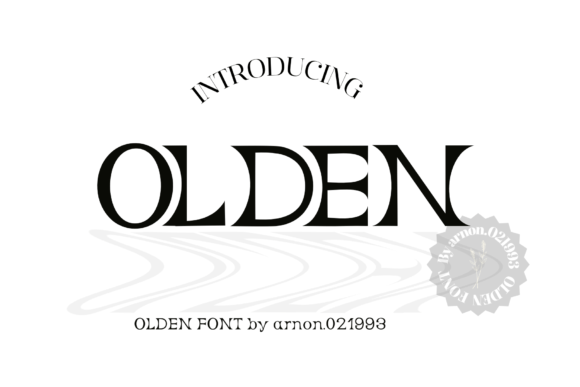 Olden Font: A Versatile Serif for Brand Designers