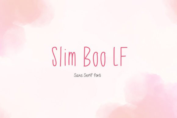 Slim Boo Lf: A Handwritten Sans Serif Typeface for Thoughtful Editorial Design