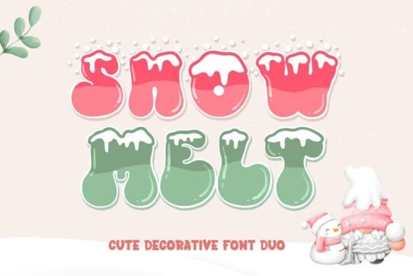 Snowmelt Typeface: A Web Designer’s Review of a Playful Decorative Font