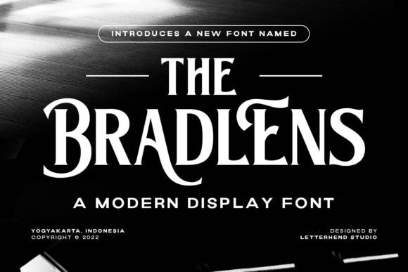 The Bradlens: A Modern Serif Typeface for Editorial Storytelling