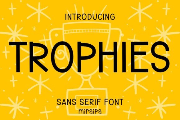 Trophies: A Handwritten Sans Serif Font That Brings Warmth to Web Layouts