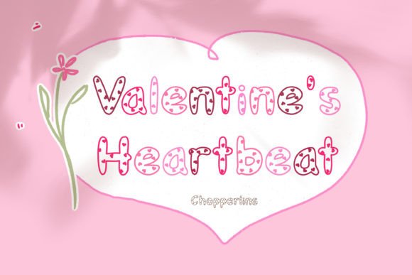 Valentine s Heartbeat Font Brings Romance and Warmth to Your Brand Identity