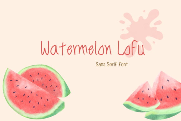 Watermelon Loex: A Playful Sans Serif Font for Your Craft Projects